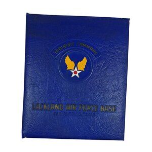 1949 Lackland Air Force Base Calendar Training Command Vintage Militaria Decor